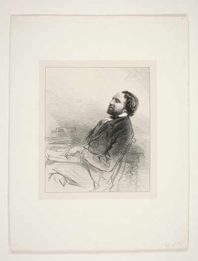 Old-Nick (Emile Forgues) av Paul Gavarni