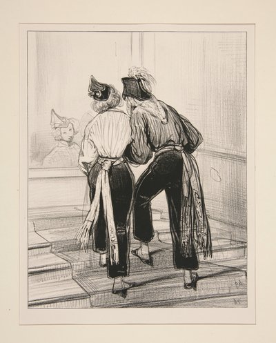 Vi ska dansa hennes lilla cancan... av Paul Gavarni
