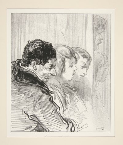 Men farfar, hans Polichinelle de Seraphin n av Paul Gavarni