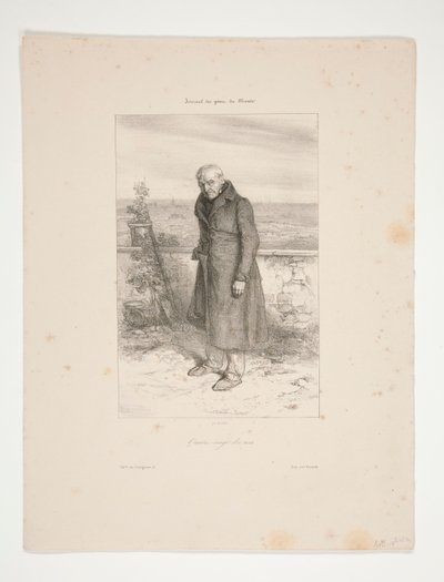 Nittio år (Riddare, far till Gavarni) av Paul Gavarni