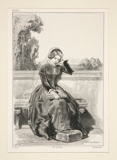 Rose De Tannebourg. av Paul Gavarni