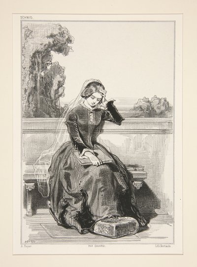 Rose De Tannebourg. av Paul Gavarni