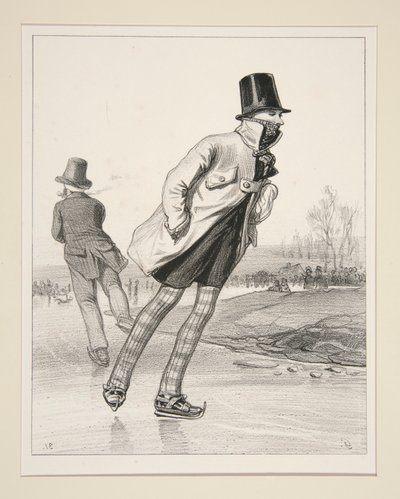 SIR WALTER SPOTT, från Dublin, turist, orientalist (sic) och papist. av Paul Gavarni