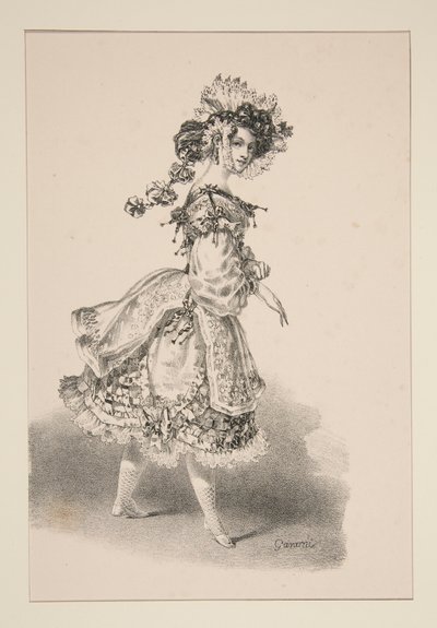 SOUBRETTE. av Paul Gavarni