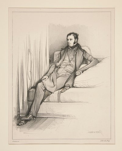 S. Henry Berthoud av Paul Gavarni