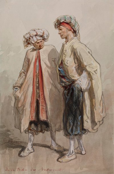 Småprat (De la tribu des Badinguet) av Paul Gavarni