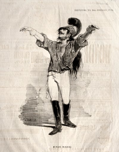 Minnen från Bal Chicard: Mignon-Minard av Paul Gavarni