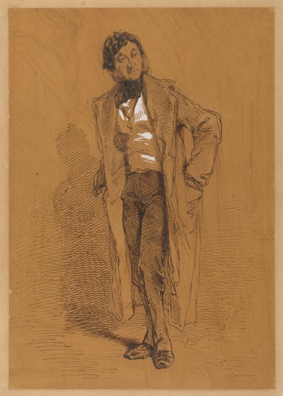 Stående man av Paul Gavarni