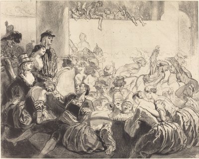 Maskbalen av Paul Gavarni