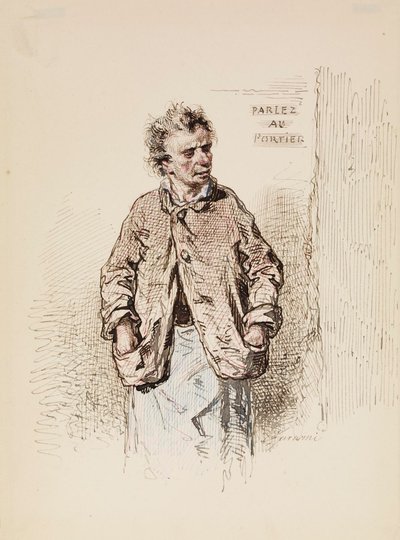 Portiern av Paul Gavarni
