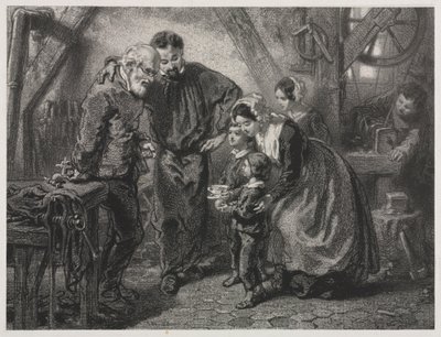 Arbetarens födelsedag av Paul Gavarni
