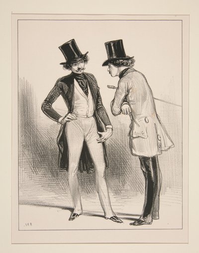 Du vet mycket väl att Maurice och Charles alltid hade historier tillsammans om lilla Zélie ... av Paul Gavarni