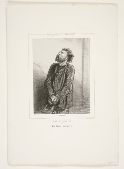 En missförstådd tenor. av Paul Gavarni