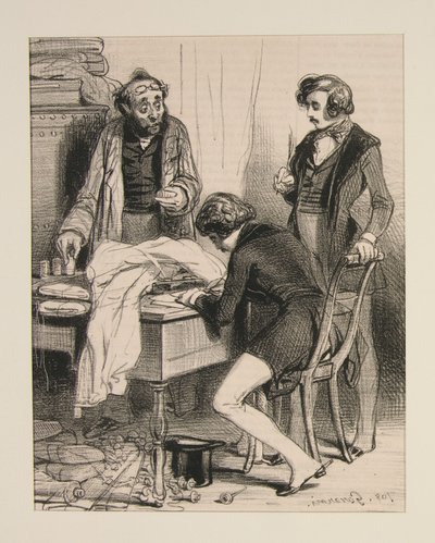 Versailles, den 1 april av Paul Gavarni