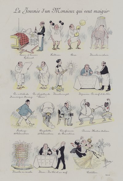 Dagen för en gentleman som vill gå ner i vikt av Paul Guillaume