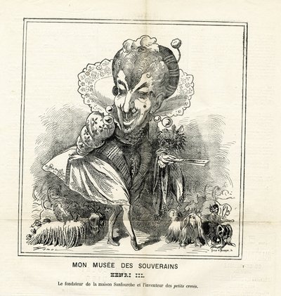 Illustration av Hadol (1835-1875) i Le Charivari av Paul Hadol
