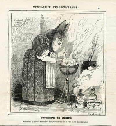 Illustration av Hadol (1835-1875) i The Charivari av Paul Hadol