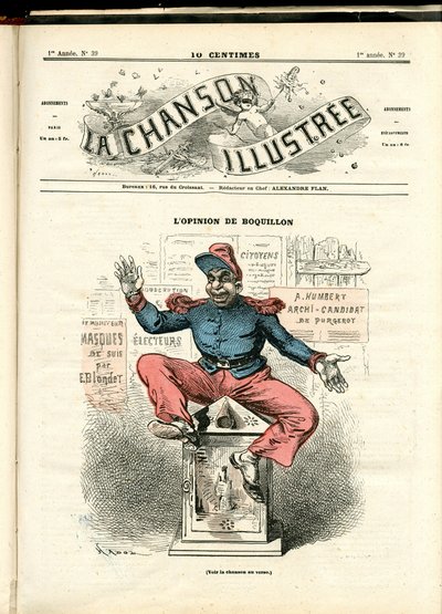 La Chanson illustree (tidning), nummer 39 av Paul Hadol