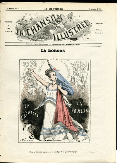 La Chanson illustree (tidning), nummer 51 av Paul Hadol