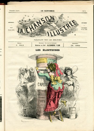 La Chanson illustree (tidning), nummer 9 av Paul Hadol