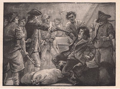 Fångst av Wolfe Tone AD 1798 av Paul Hardy
