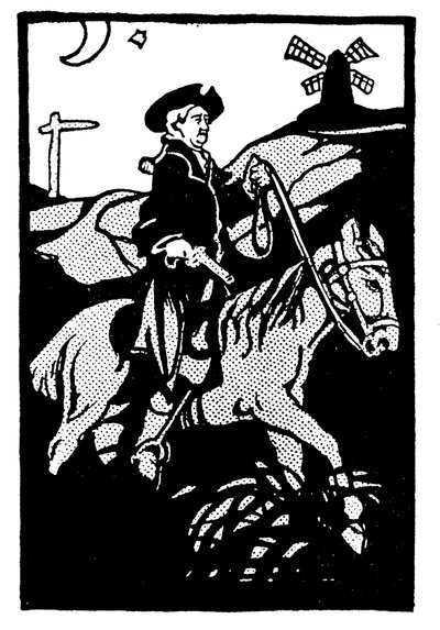 Highwayman (gravyr) av Paul Hardy