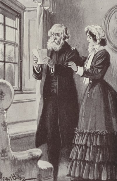 Illustration för Barchester Towers av Anthony Trollope av Paul Hardy