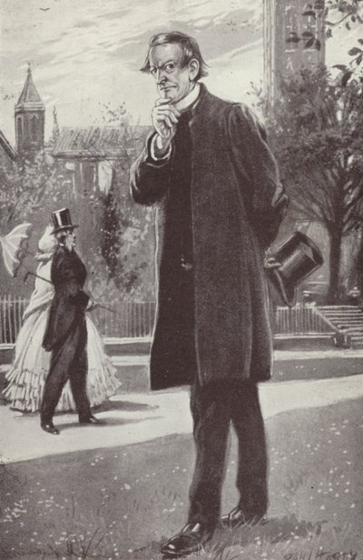 Illustration för Barchester Towers av Anthony Trollope av Paul Hardy