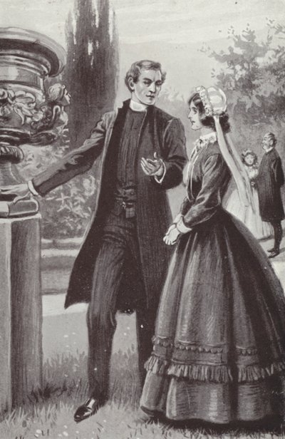 Illustration för Barchester Towers av Anthony Trollope av Paul Hardy