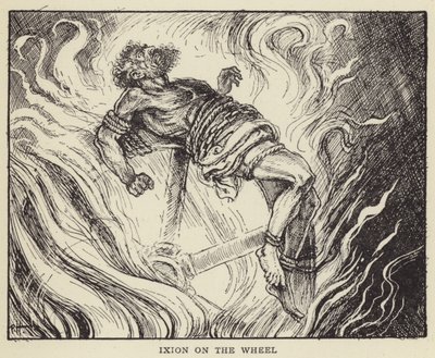 Ixion på hjulet av Paul Hardy