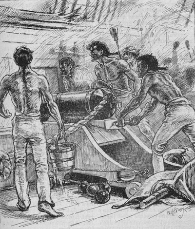 De kungliga suveränerna höll fast vid sina vapen och bekämpade dem som djävlar, 1902 av Paul Hardy