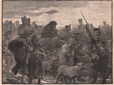 Wellingtons reträtt från Coimbra 1810 e.Kr av Paul Hardy