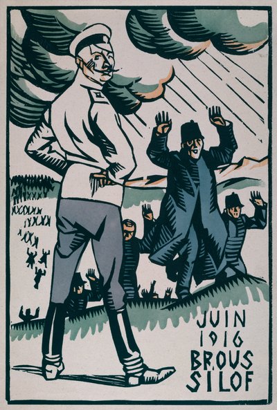 Brusilovoffensiven i juni 1916 av Paul Hermann