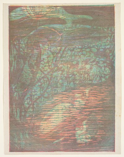 Skrämd nymf (Nymphe Effraye) av Paul Herrmann