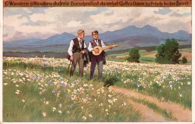 O vandring, o vandring, du fria pojkars glädje (...) av Paul Hey