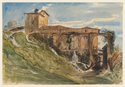 En villa nära Rom av Paul Huet