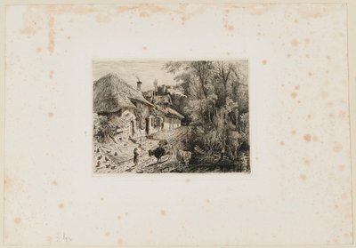 Stuga i gamla Trouville. Beraldi 82 IFF 32 av Paul Huet