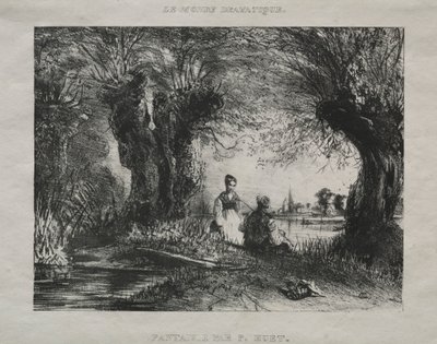 Fantasy, 1836. av Paul Huet