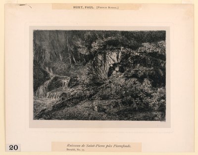 Ström av Saint-Pierre av Paul Huet
