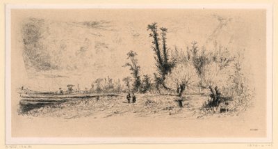 Saulée runt Paris av Paul Huet