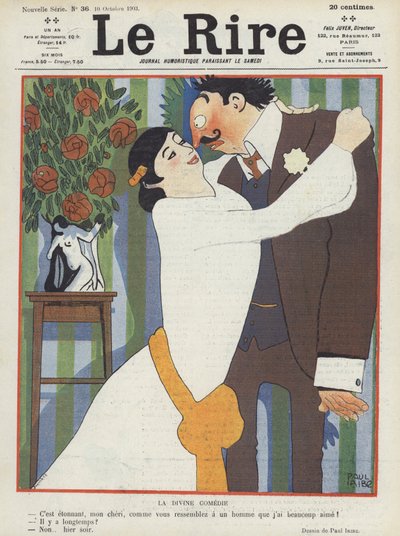 Illustration för Le Rire av Paul Iribe