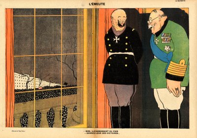 La Baionnette, satirisk i färger av Paul Iribe