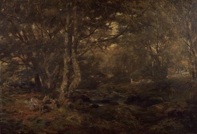 Genom skogen, Pont-y-Gytyn, norra Wales av Paul Jacob Naftel