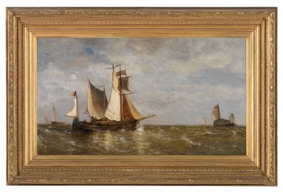 Scheldts mun (olja på duk) av Paul Jean Clays