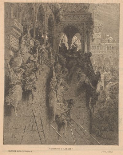 Val van Antiochie Massacres of Antioch (titel på objekt) av Paul Jonnard