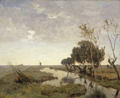 Ett vattendrag nära Abcoude av Paul Joseph Constantin Gabriel