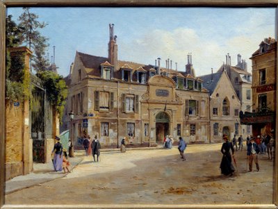 Utsikt över det före detta Pie-sjukhuset i rue Lacepede i Paris Målning av Victor Dargaud (ca 1850-ca 1913) 1904 Sön. 0,24 x 0,38 m Paris, Musee Carnavalet av Paul Joseph Victor Dargaud