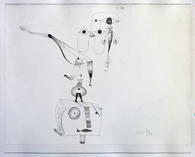バランスの気まぐれ (デッサン、20 世紀)スウェーデン語 av Paul Klee