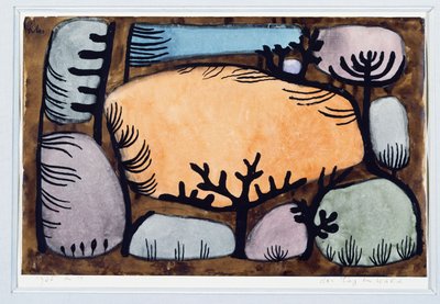 En dag i skogen av Paul Klee