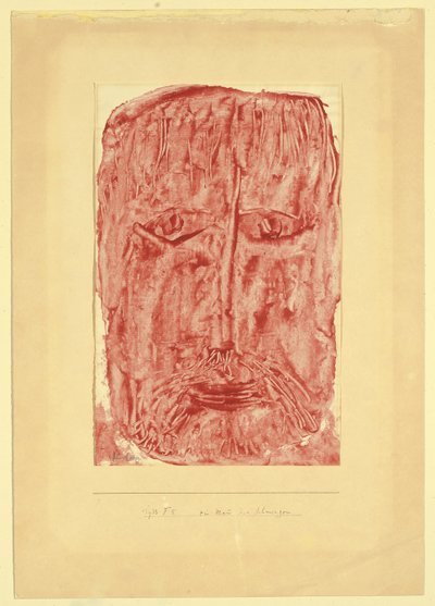 En man av sorger; En man av smärta av Paul Klee
